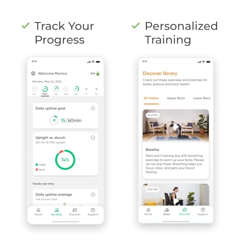 Upright GO 2 Premium | Posture Trainer & Tracker for Women & Men with Smart App