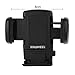 HAWEEL 2 in 1 Car Rear View Mirror Stand Mobile Phone Mount Holder for iPhone 6 / iPhone 5 & 5S & 5C / Smartphone, Clamp Size: 40mm-80mm(Black)