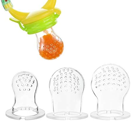 yuye-xthriv Baby Soft Silicone Pacifier Bottle Fresh Food Nibbler Kids Fruit Feeder Nipple L