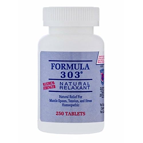 Formula 303 Maximum Strength Natural Relaxant | 250 Tablets image