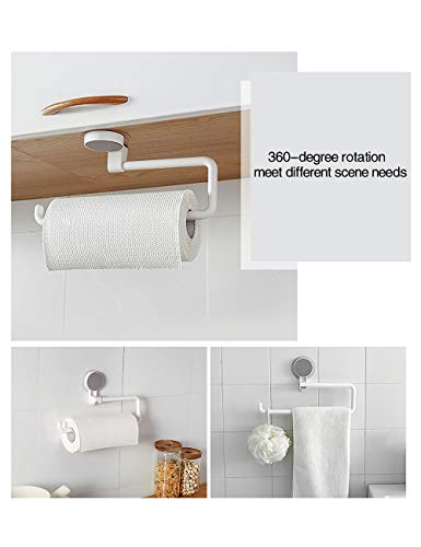 Large Paper Towel Holder Wall Mount Under Cabinet Kitchen Hanging Toilet Paper Towel Holder Gifts For Women & Men