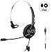 Arama Telephone Headset Mono w/Noise Canceling Mic for Polycom Aastra Adtran Alcatel Lucent Allworx AltiGen Avaya Comdial Digium Gigaset InterTel Mitel MiVoice Plantronics Landline Deskphones