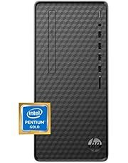 HP Desktop PC, Intel Pentium Gold G6400 Processor, 8 GB of RAM, 256 GB SSD Storage, Windows 10 Home, High-Speed Performance Computer, 8 USB Ports, Business, Study, Videos, & Gaming (M01-F1014, 2020)