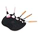 Makeup Brush Cleaning Mat, Codream Makeup Brush Cleaner Pad Set of 2 Cosmetic Makeup Brush Cleaner Washing Tool with Suction Cup (Black) Valentine's Gifts for women