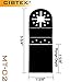 Cibtek Fine Tooth Wood Plastic Oscillating Multitool 1 3/8