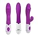 CNHIDEE Silicone Rabbit Vibrator with Multi Speed Vibration Frequencies for Clitoral and G Spot Stimulation, 4.8 Ounce
