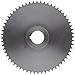 TSUBAKI - H35B11FL Tsubaki 35B11FL Finished Bore Sprocket, Single Strand, Hardened Teeth, Inch, #35 ANSI No., 3/8