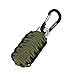Gonex Survival Grenade Keychain Emergency Survival Kit, 550 Paracord Grenade with Carabiner, Eye Knife, Fire Starter, Fishing Tool for Camping, Hiking, Hunting, Travel