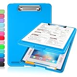 Sooez Clipboard with Storage, Plastic Storage