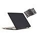 Ruban Retina 12-inch BLACK Rubberized Hard Case and Keyboard Cover for MacBook 12