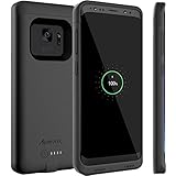 Alpatronix Galaxy S9 Battery Case, BX440 4000mAh Slim Portable Protective Extended Charger Cover with Qi Wireless Charging Compatible for Samsung Galaxy S9 (5.8-inch) (Black) [Upgraded]