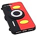 iPhone 7 Plus Case, iPhone 8 Plus Case, MC Fashion Cute 3D Mickey Mouse Camera Design Case with Adjustable Neck Strap, Shockproof and Protective Soft Silicone Phone Cover for Apple iPhone 7+ 8+