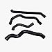 Mercedes-Benz Crankcase Ventilation Breather Hose Kit Genuine OE (4pcs)