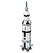 nanoblock - Space - Saturn V Rocket, Sight to See Series Building Kit, Small
