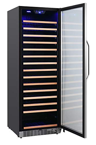 EdgeStar-CWR1662SZ-24-Inch-Wide-151-Bottle-Capacity-Free-Standing-Single-Zone-Wine-Cooler-with-Even-Cooling-Technology