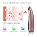 Blackhead Remover, Acne Extractor Kit Muzili Electric Pore Vacuum Cleaner for All Skins with USB Port, Upgrade Cold & Hot Compress, 3 IPL Beauty Lamps, 5 Adjustable Suction Force, 8 Replaceable Probes