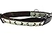 Easter Dog Collar, Caninedesign, Bunny, 1 inch Wide, Adjustable, Nylon, Medium and Large (Chocolate Bunnies, Large 15-22