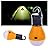 MonstGear 2 Pack Hanging Lantern 3 LED Hook Tent light Bulb for Outdoor Camping Hiking Fishing Portable Battery Powered Emergency