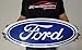 ZIC Motorsports Ford Blue Oval Heavy Duty Metal Garage Wall Sign - Large 29