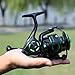 Sougayilang Fishing reels Light Weight Saltwater Spinning Reel - 39.5 LB Carbon Fiber Drag,12+1 BB Ultra Smooth All Aluminum Inshore Reel