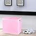 Simple Houseware Double Laundry Hamper with Lid and Removable Bags, Pink