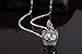 TIDOO Jewelry Womens Queen and Pendant Necklace 3 Lays Rose Gold/Platinum Plated With Austrain Crystals