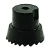 Prime-Line MP4557 Door Holder Tip, 1 In. x 3/4 In., Rubber, Black, Includes Fasteners (10 Pack)