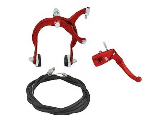 Lowrider Mx Brake Rear Alloy Red. for Bicycle Brake, Bike Brake, BMX