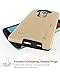 LG G4 Case - VENA Legacy [Dual Layer Protection |Shock Absorption] Heavy Duty Cover with Kickstand [+1 HD Clear Screen Protector] for LG G4 2015 (Compatible With Leather LG G4) (Champagne Gold & Black)