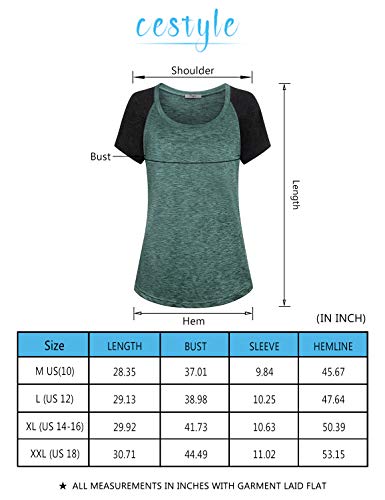 image for Cestyle Sports Tunics for Women, Juniors Sportwear Baseball Crewneck C
