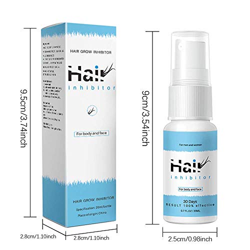 Ownest Hair Growth Inhibitor, Hair Removal Spray, Inhibiting and Reducing to Stop Hair Growth, For Arm/Underarm/Legs/Mild Ingredient Non-Irritating Permanent Depilatories Product