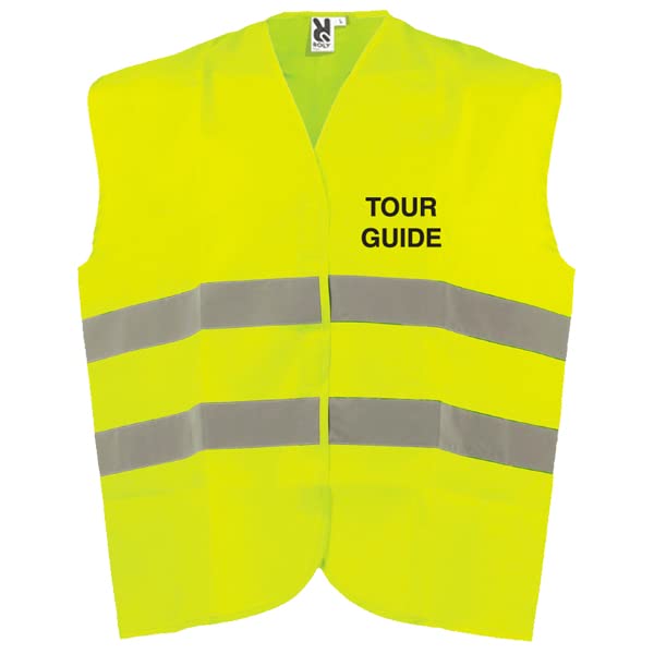 V Safety Unisex Adjustable Hi-vis Vest Hi Vis, Yellow, XL-XXL UK