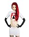 DAZCOS Women US Size Anime Cosplay Costume Outfit with Gloves and Socks (Medium)