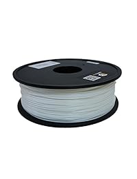 Fuente 3d pla Plus Bobina de Filamento PLA +  1kg1.75 wht, dimensional Precisión +  0,05 mm, 1 kg, 1,75 mm, color blanco