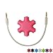 SEGMOI® Snowflakes Shape 6-Way 3.5mm Stereo Audio Headset Hub Splitter Up to 5 Headphones for iPhone 4 4S 5 5S 6 6Plus iPad iPod Touch Mp3 Mp4 Samsung HTC BlackBerry LG Huawei Xiaomi (Blue)