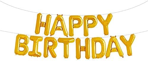 Happy Birthday Balloon – Guaranteed No-Burst Wedding Party Balloons with Emergeny Repair Kit Included – by Jungle Deals