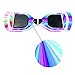 GameXcel Sticker for Hover Board - Skin for Self-Balancing Electric Scooter - Decal for Self Balance Mobility Longboard - Smart Protective Cover Vinyl Case for 2 Wheel Scooter Board