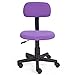 Homycasa Yanyan Teens Chair Mesh Mid-Back Height Adjustable Computer Kids Task Desk Office Chairs (Purple)