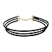 Women's Black Velvet Choker Necklace for Girls Lace Choker Tattoo Necklace 20 Pieces