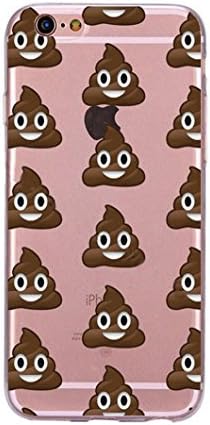 iPhone7 Plus Case,iPhone7 Plus Emoji Soft Clear Case,Goodaa Cute Lovely Emoji Smile Pattern Cover Soft TPU Transparent Cover Case For iPhone7 Plus