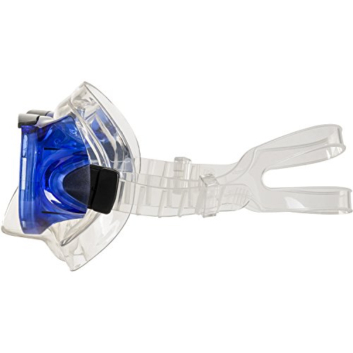 IST RX Prescription Scuba Diving Mask (Clear Blue, Nearsight -4.5)