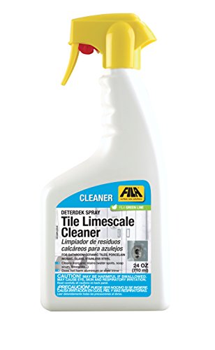 FILA Deterdek Spray 24 OZ, Hard Water Spot Remover, Soap Scum Remover, Limescale Remover, ideal for Glass, Bathroom Surfaces, Ceramic Tile, Porcelain Tile, Eco-friendly