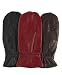 Pratt and Hart Women's Winter Leather Mittens with Finger Liners