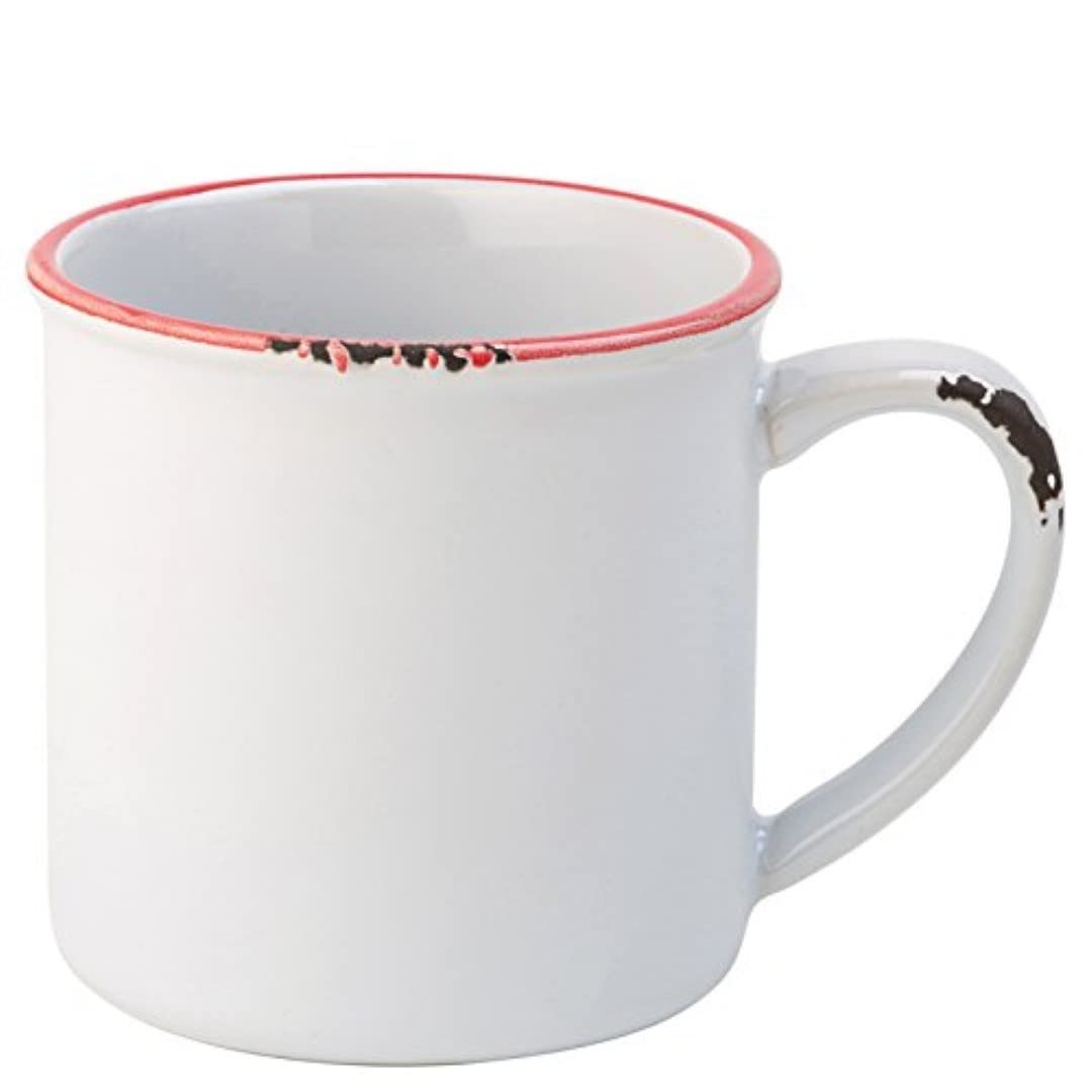 Utopia CT6100 Avebury Mug, 10 oz., 28 cL, Red (Pack of 12)