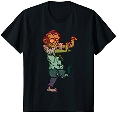 Kids Zombie T-Shirts For Women Men's or Kids Funny Halloween Tee 6 Black