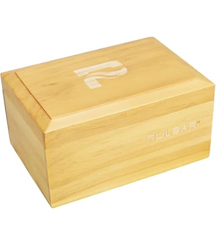 RYOT 4x7 Glass Top Screen Box - Natural Wood With Magnetic Closure
