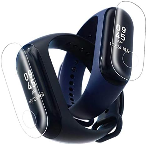 Seamount (5-Pack) Glass Screen Protector for Xiaomi Mi Band 3, Protect Xiaomi Mi Band 3 Screen from high Impact Drops/Dirt/ dust/Scratches/scrapes/Bumps