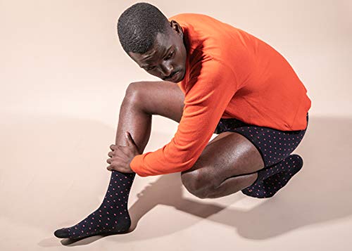 Related Garments Men's Matching Underwear and Sock Set, 6 Piece (2 Pack), Boxer Briefs, No Show and Mid Calf Crew Casual Dress Socks, Colorful Modern Trendy Gift