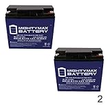 Mighty Max Battery 12V 22AH Gel Battery Replaces 51814 6fm17 6-dzm-20 6-fm-18-2 Pack Brand Product