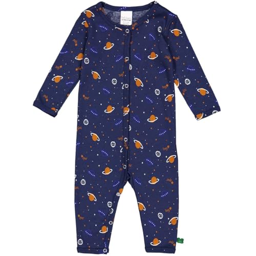 Fred's World by Green Cotton Galaxy Bodysuit, Livello Base Neonati, Academy/Marmalade/Star Blue, 62
